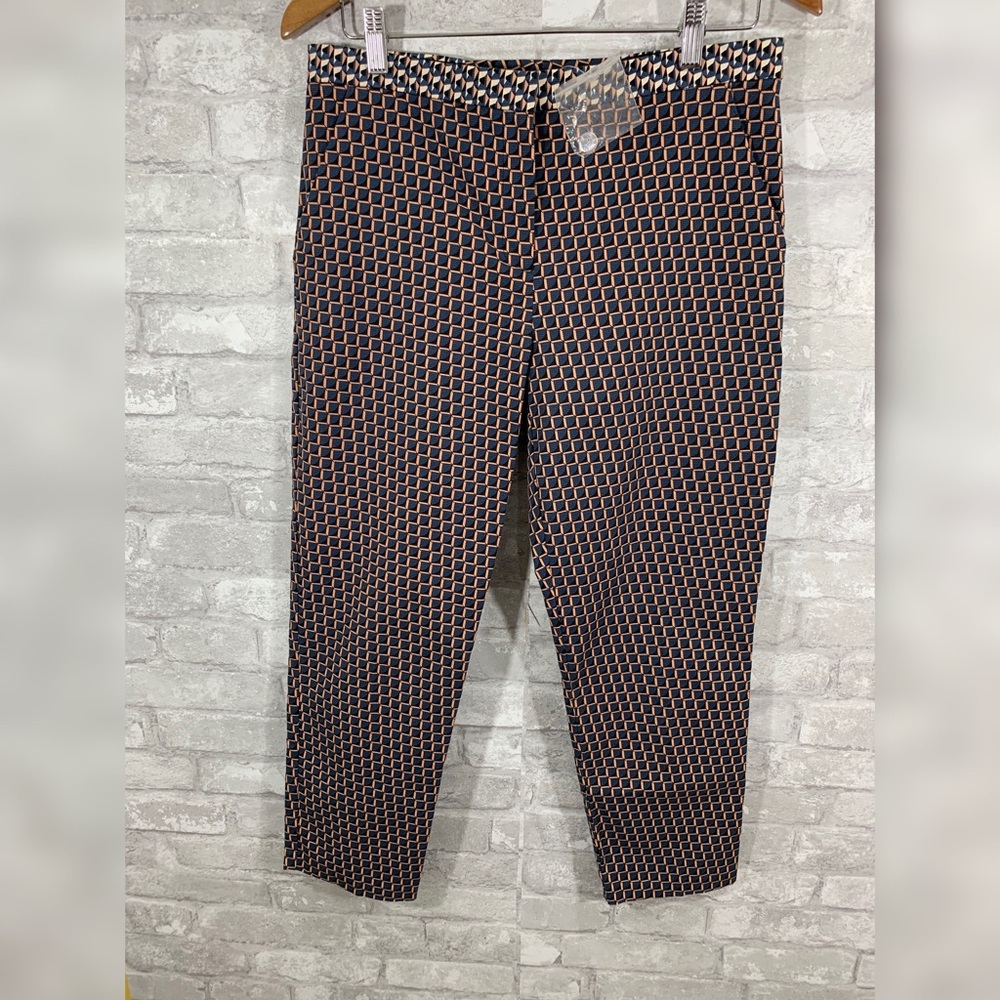 Topshop Gro print Cigarette pants size‎ 8